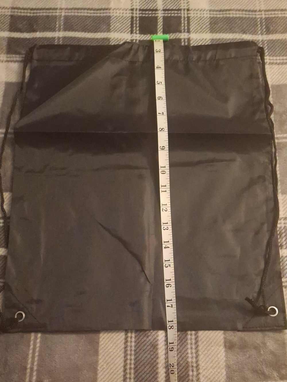 Black Drawstring Backpack - Picture 3 of 3